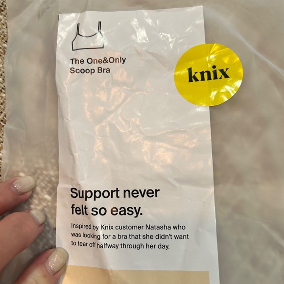 🥯NWT - KNIX THE ONE & ONLY SCOOP BRA -M+ - Picture 10 of 14
